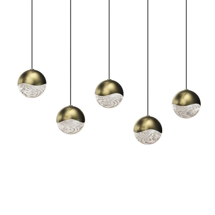 Sonneman 2921.14-MED LED Pendant, Brass