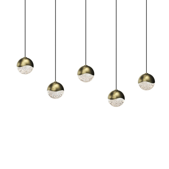 Sonneman 2921.14-SML LED Pendant, Brass
