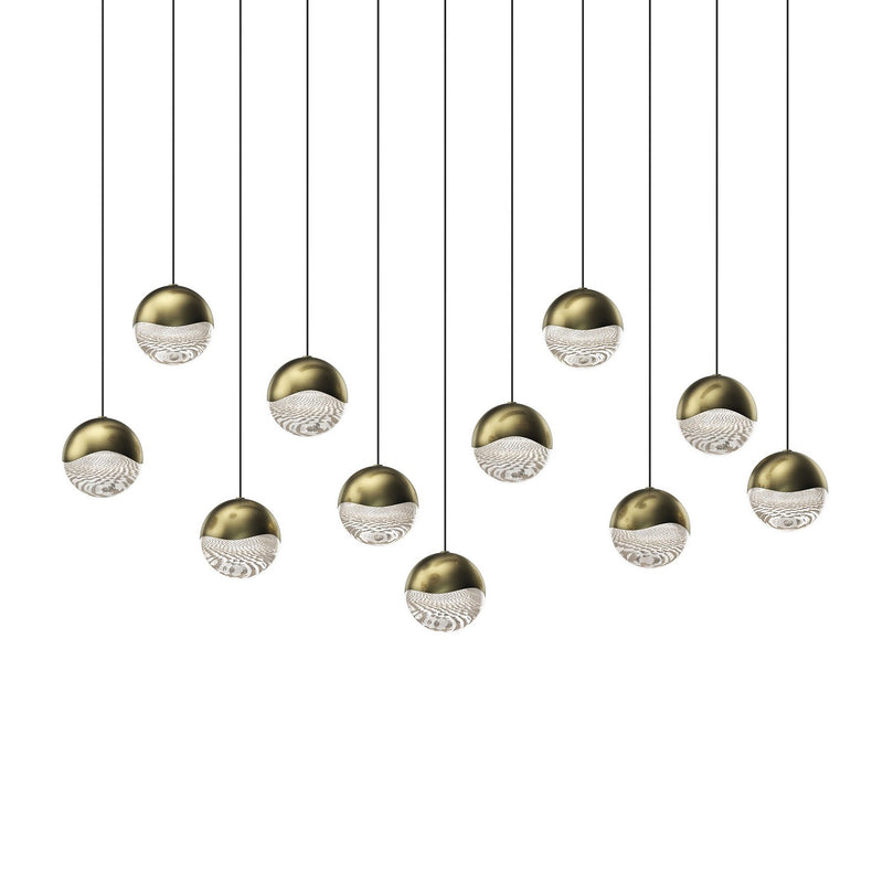 Sonneman 2922.14-LRG LED Pendant, Brass
