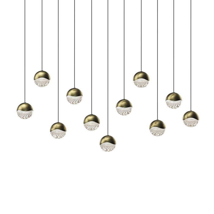 Sonneman 2922.14-MED LED Pendant, Brass
