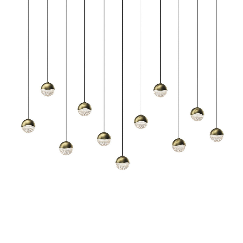 Sonneman 2922.14-SML LED Pendant, Brass