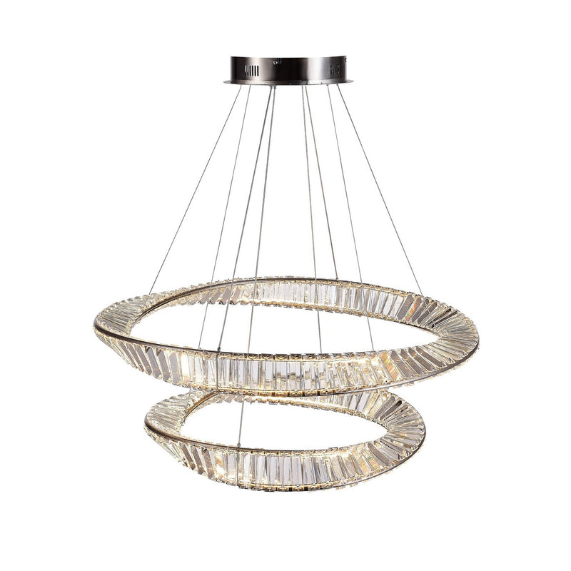 Artcraft AC6723SN LED Chandelier, Satin Nickel