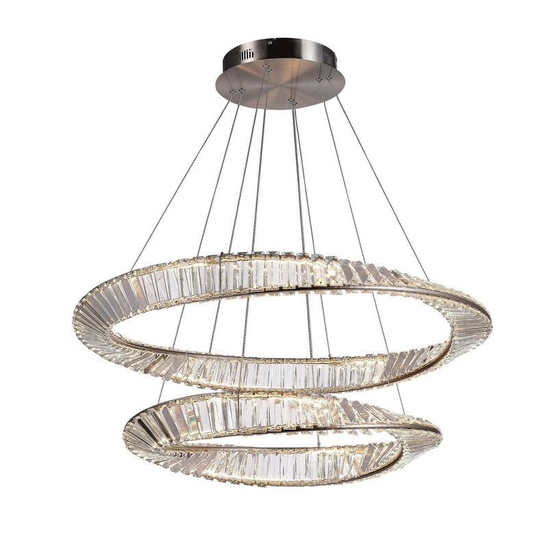 Artcraft AC6723SN LED Chandelier, Satin Nickel