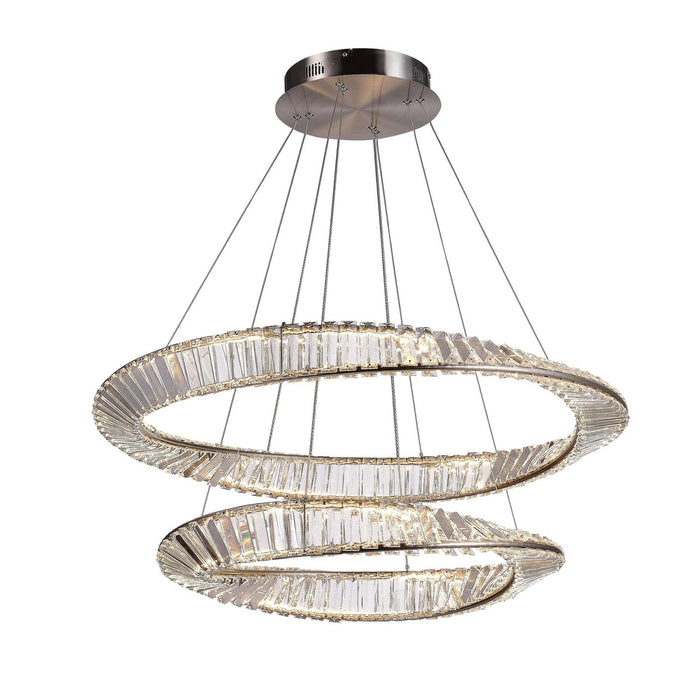 Artcraft AC6723SN LED Chandelier, Satin Nickel