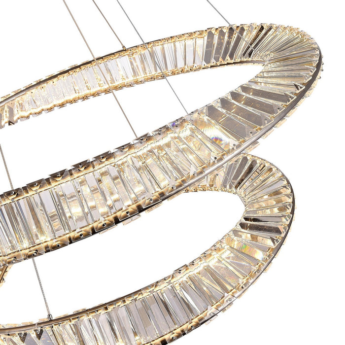 Artcraft AC6723SN LED Chandelier, Satin Nickel