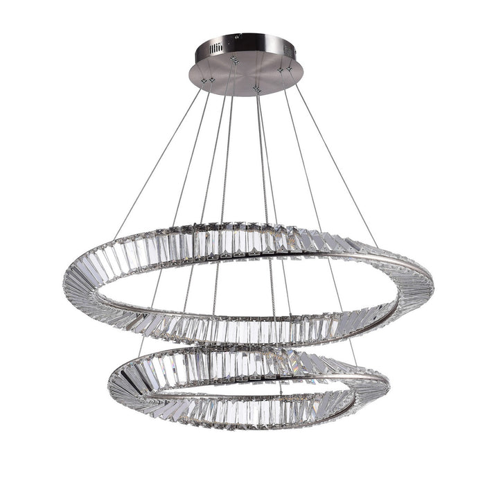 Artcraft AC6723SN LED Chandelier, Satin Nickel