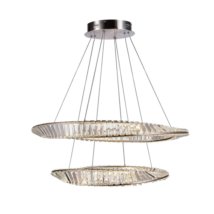 Artcraft AC6723SN LED Chandelier, Satin Nickel