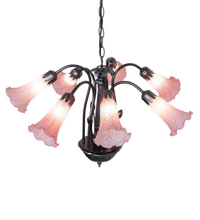 Meyda Tiffany 11596 Seven Light Chandelier, Mahogany Bronze