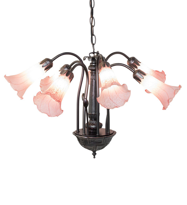 Meyda Tiffany 11596 Seven Light Chandelier, Mahogany Bronze