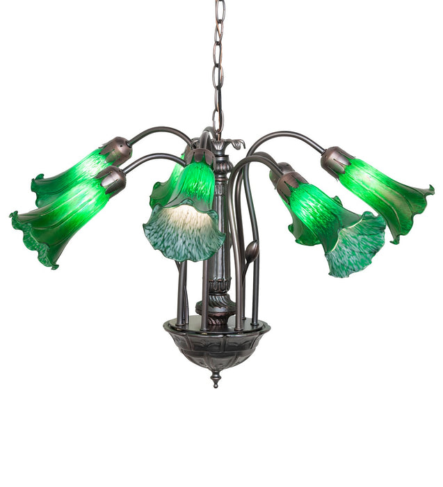 Meyda Tiffany 11604 Seven Light Chandelier, Mahogany Bronze