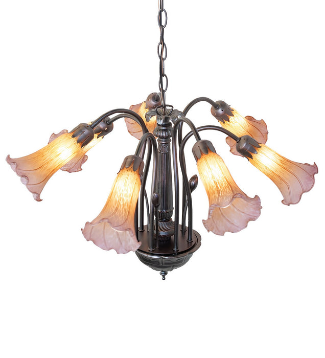 Meyda Tiffany 11674 Seven Light Chandelier, Mahogany Bronze