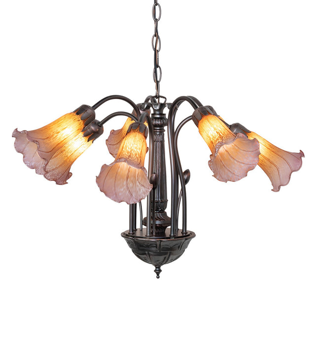 Meyda Tiffany 11674 Seven Light Chandelier, Mahogany Bronze