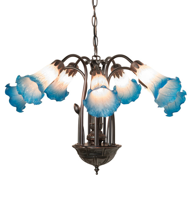 Meyda Tiffany 11687 Seven Light Chandelier, Mahogany Bronze