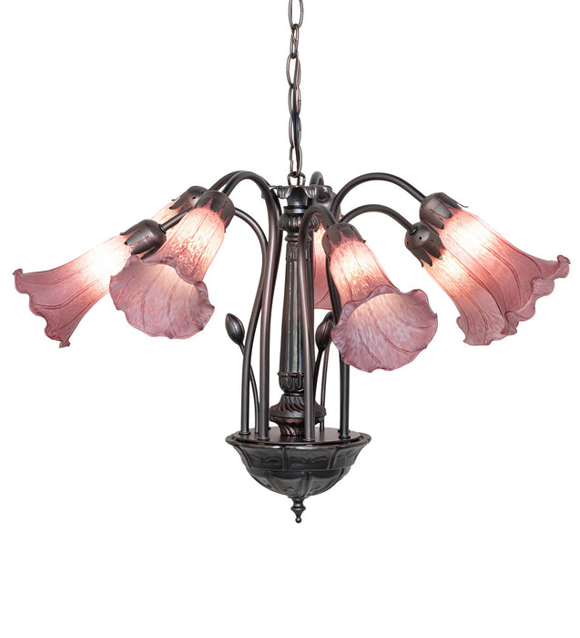 Meyda Tiffany 11704 Seven Light Chandelier, Mahogany Bronze
