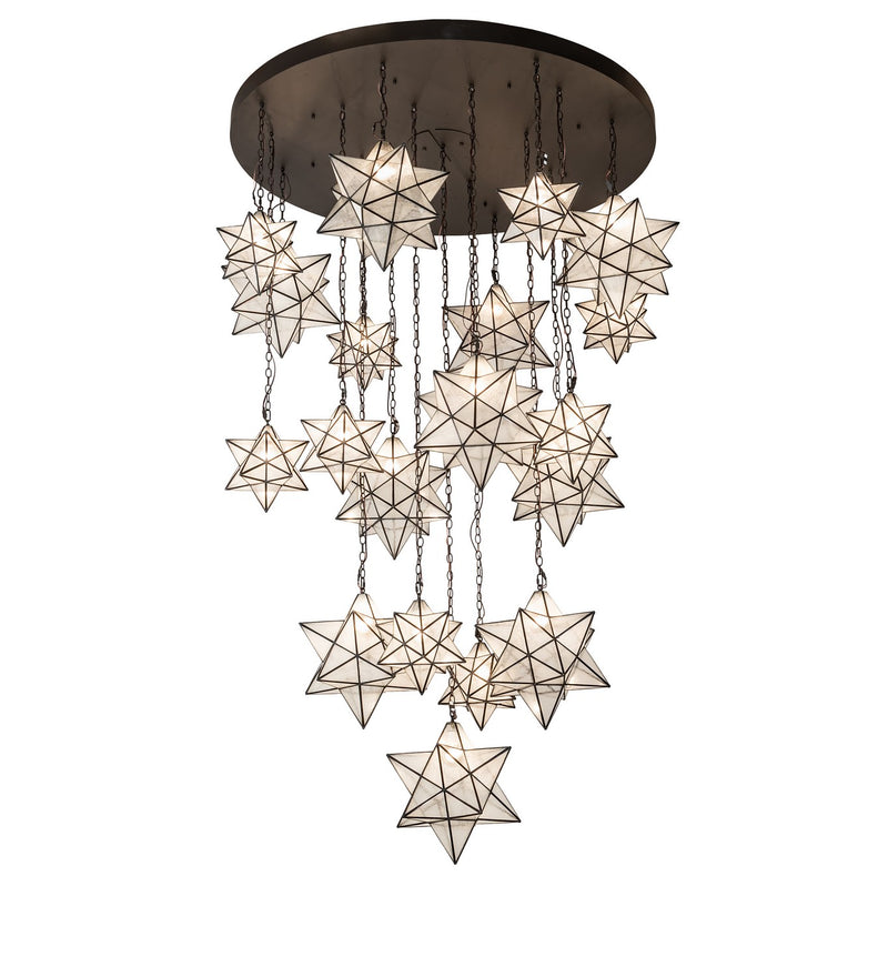 Meyda Tiffany 245098 19 Light Chandelier, Oil Rubbed Bronze