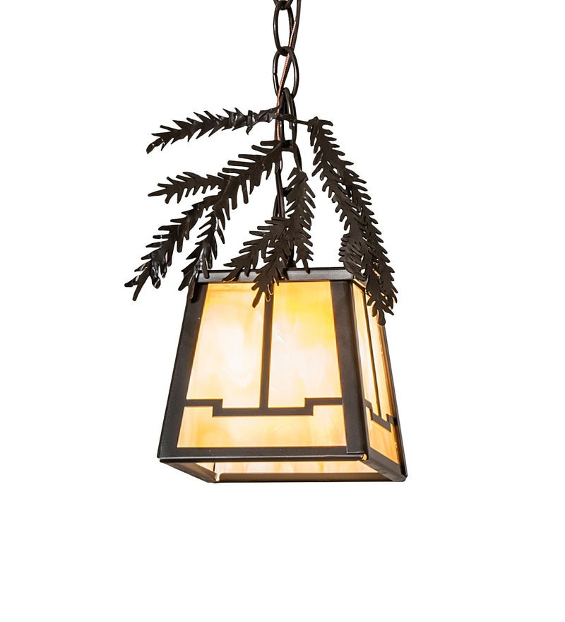 Meyda Tiffany 257415 One Light Mini Pendant, Timeless Bronze