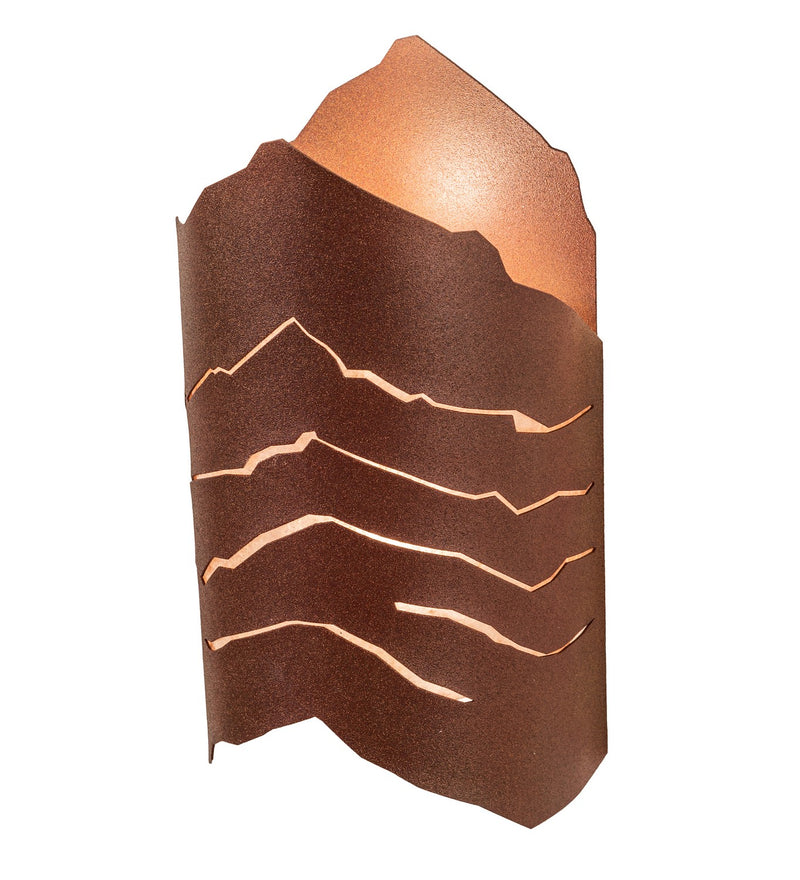 Meyda Tiffany 257961 Two Light Wall Sconce, Rust