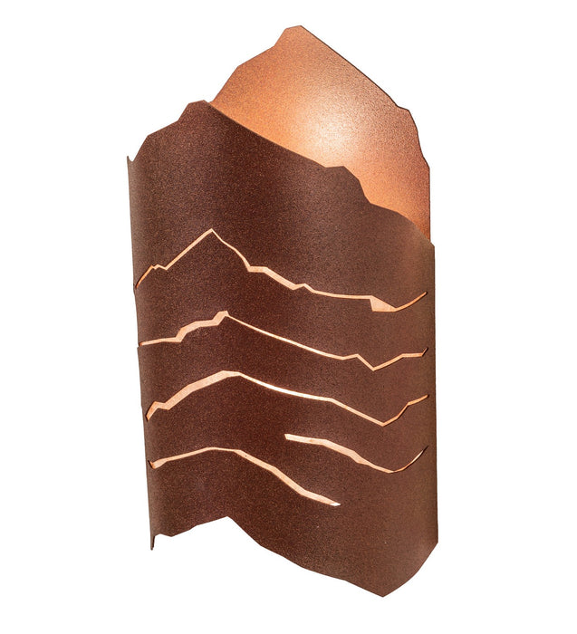 Meyda Tiffany 257961 Two Light Wall Sconce, Rust