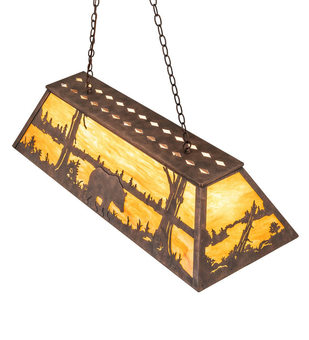 Meyda Tiffany 259408 Six Light Pendant, Baroque