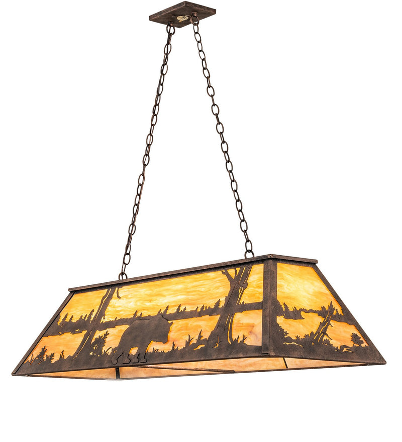 Meyda Tiffany 259408 Six Light Pendant, Baroque