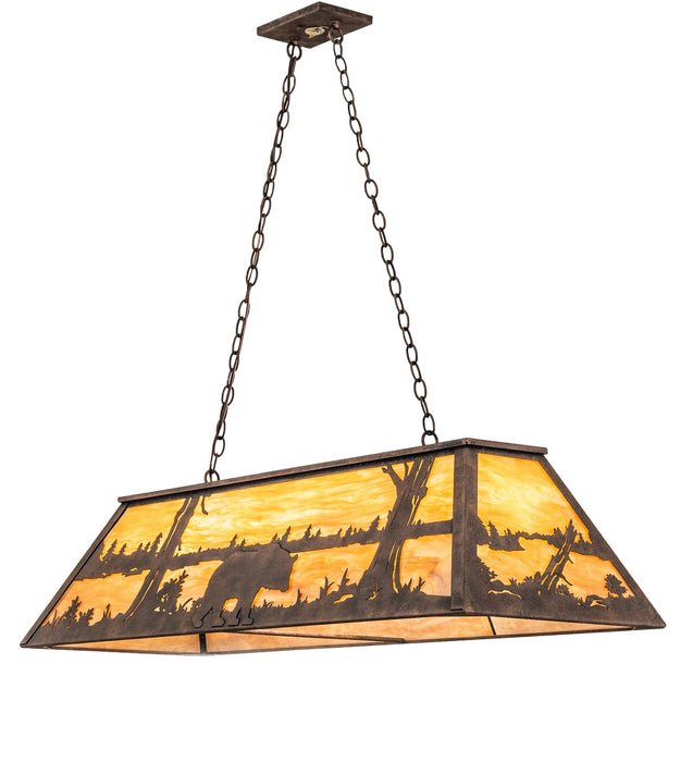 Meyda Tiffany 259408 Six Light Pendant, Baroque