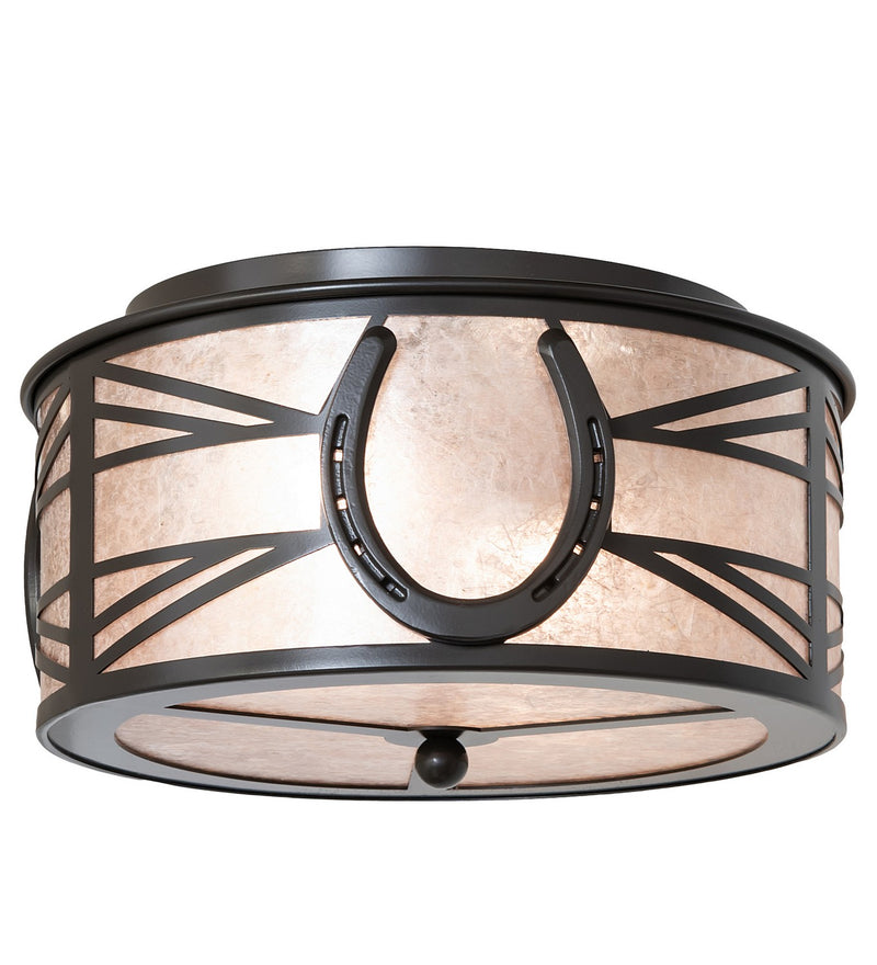 Meyda Tiffany 259921 LED Flushmount, Timeless Bronze