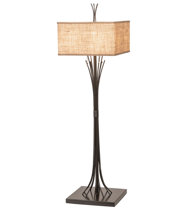Meyda Tiffany 259968 Four Light Floor Lamp, Timeless Bronze