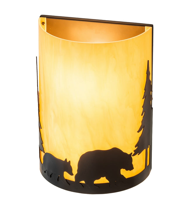 Meyda Tiffany 260205 Two Light Wall Sconce, Timeless Bronze