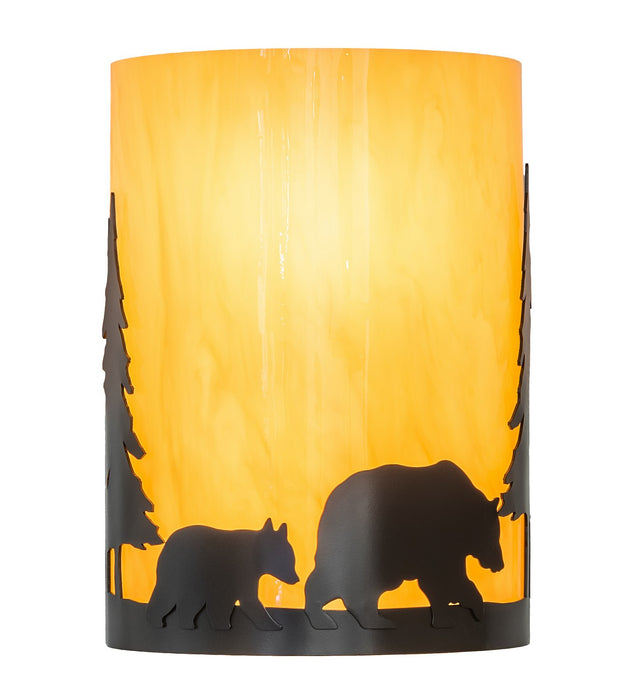 Meyda Tiffany 260205 Two Light Wall Sconce, Timeless Bronze