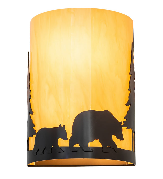 Meyda Tiffany 260205 Two Light Wall Sconce, Timeless Bronze