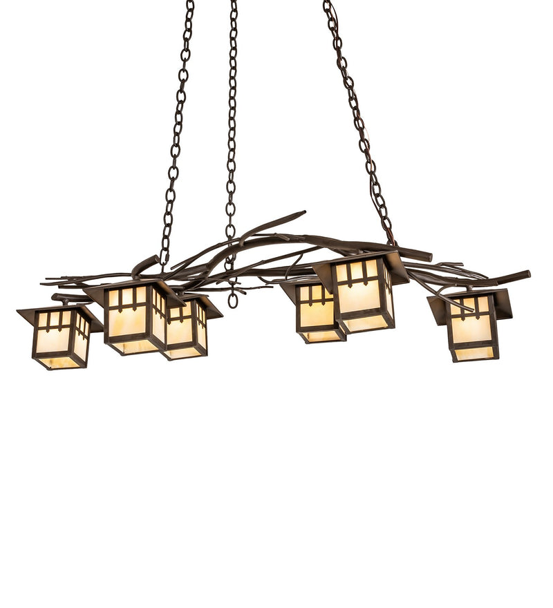 Meyda Tiffany 261726 Six Light Chandelier, Oil Rubbed Bronze