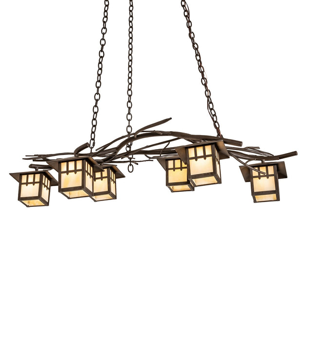 Meyda Tiffany 261726 Six Light Chandelier, Oil Rubbed Bronze