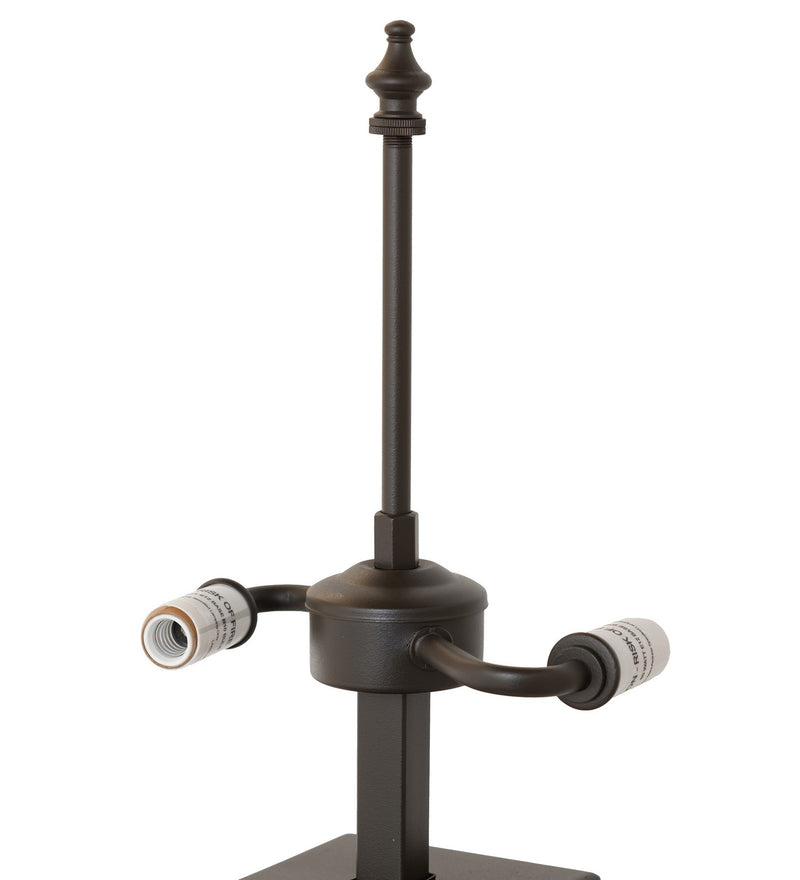 Meyda Tiffany 262040 Two Light Table Base, Oil Rubbed Bronze
