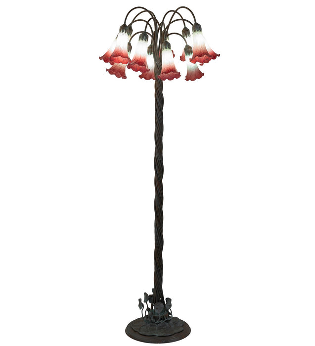 Meyda Tiffany 262109 12 Light Floor Lamp, Bronze