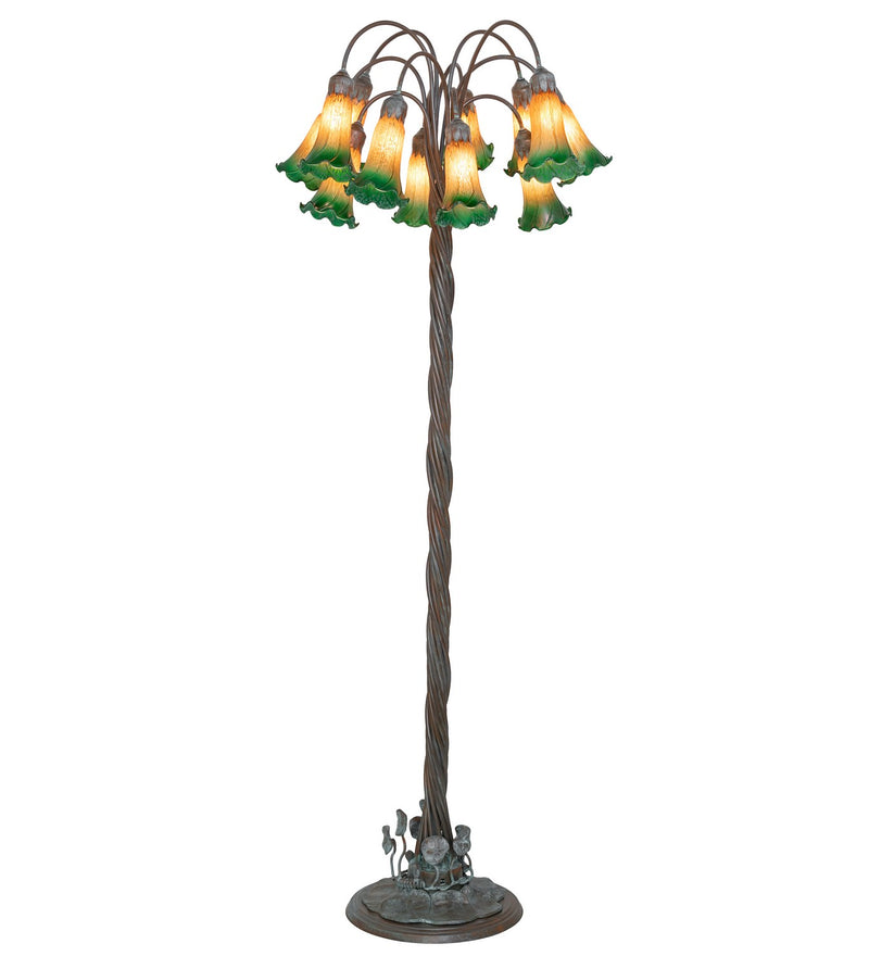 Meyda Tiffany 262111 12 Light Floor Lamp, Bronze