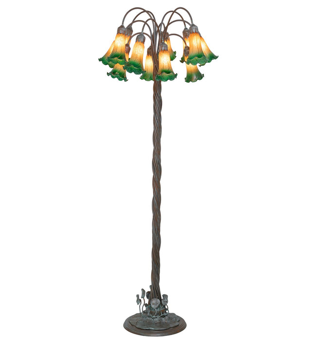 Meyda Tiffany 262111 12 Light Floor Lamp, Bronze