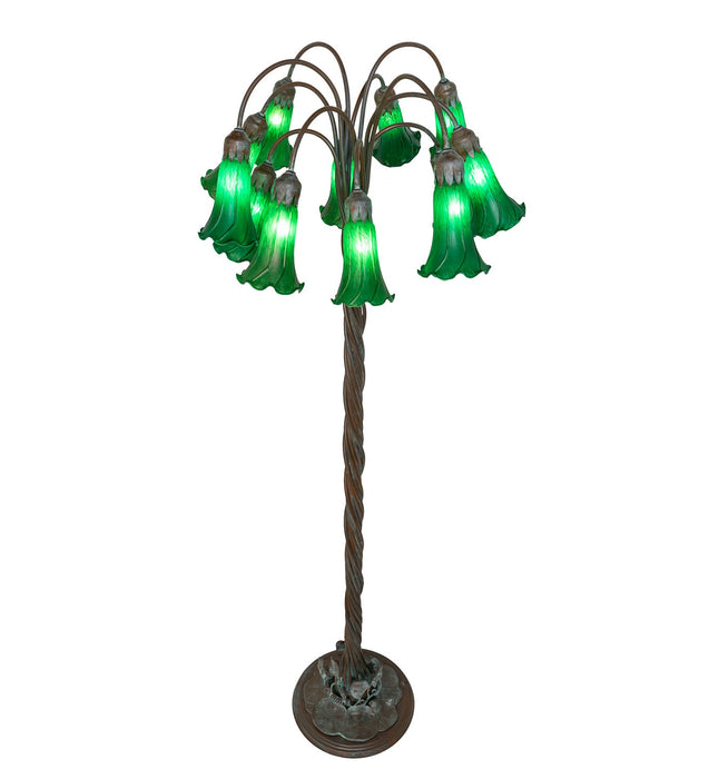 Meyda Tiffany 262115 12 Light Floor Lamp, Bronze