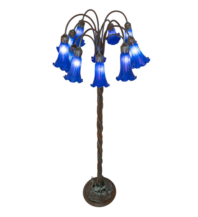 Meyda Tiffany 262117 12 Light Floor Lamp, Bronze