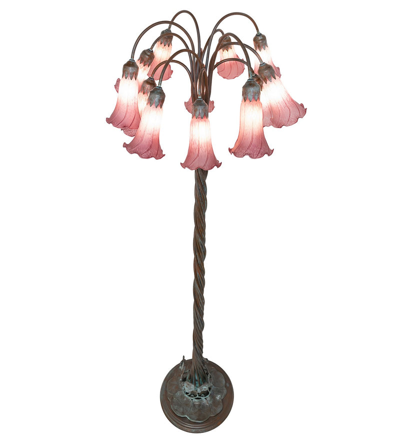 Meyda Tiffany 262120 12 Light Floor Lamp, Bronze
