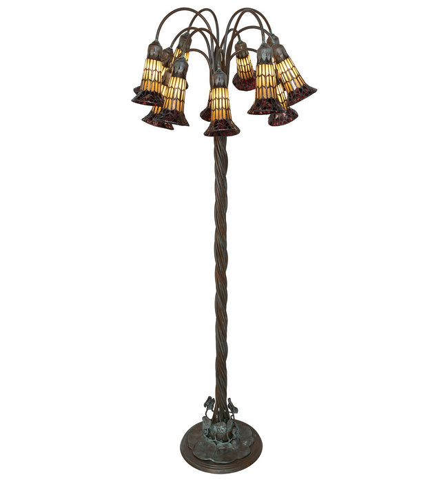Meyda Tiffany 262123 12 Light Floor Lamp, Bronze