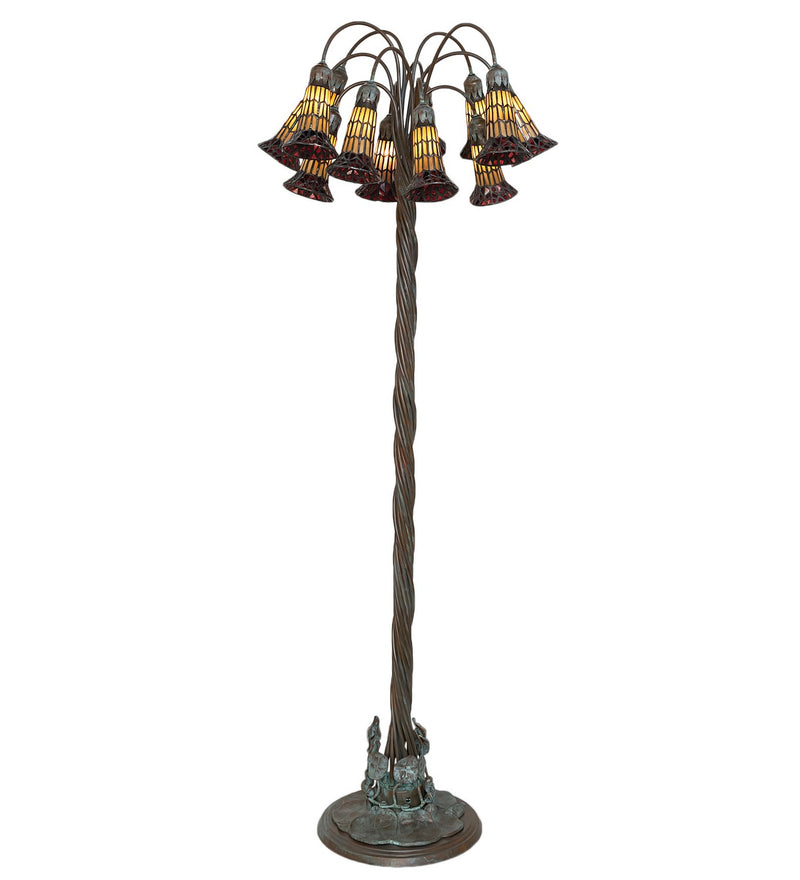 Meyda Tiffany 262123 12 Light Floor Lamp, Bronze
