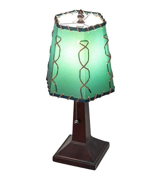 Meyda Tiffany 263177 One Light Mini Lamp, Mahogany Bronze
