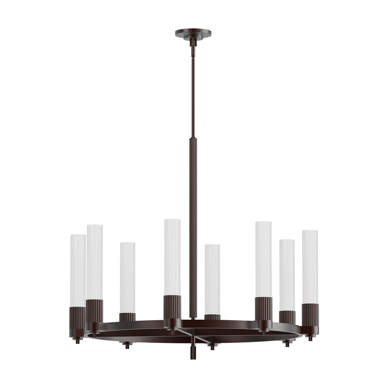 Alora CH416108WB Eight Light Chandelier, Warm Bronze