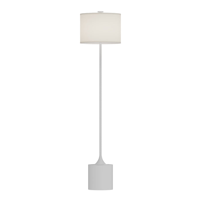 Alora FL418761WHIL One Light Floor Lamp, White/Ivory Linen
