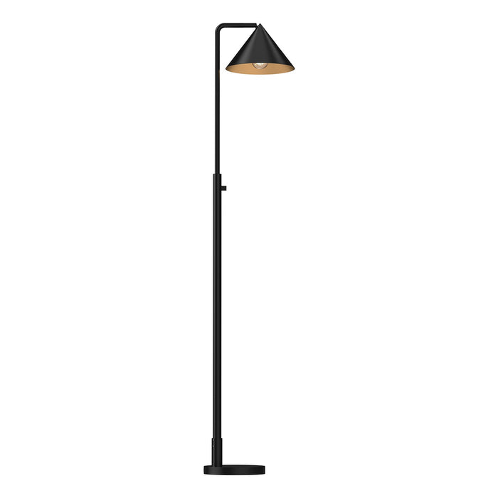 Alora FL485058MB One Light Floor Lamp, Matte Black