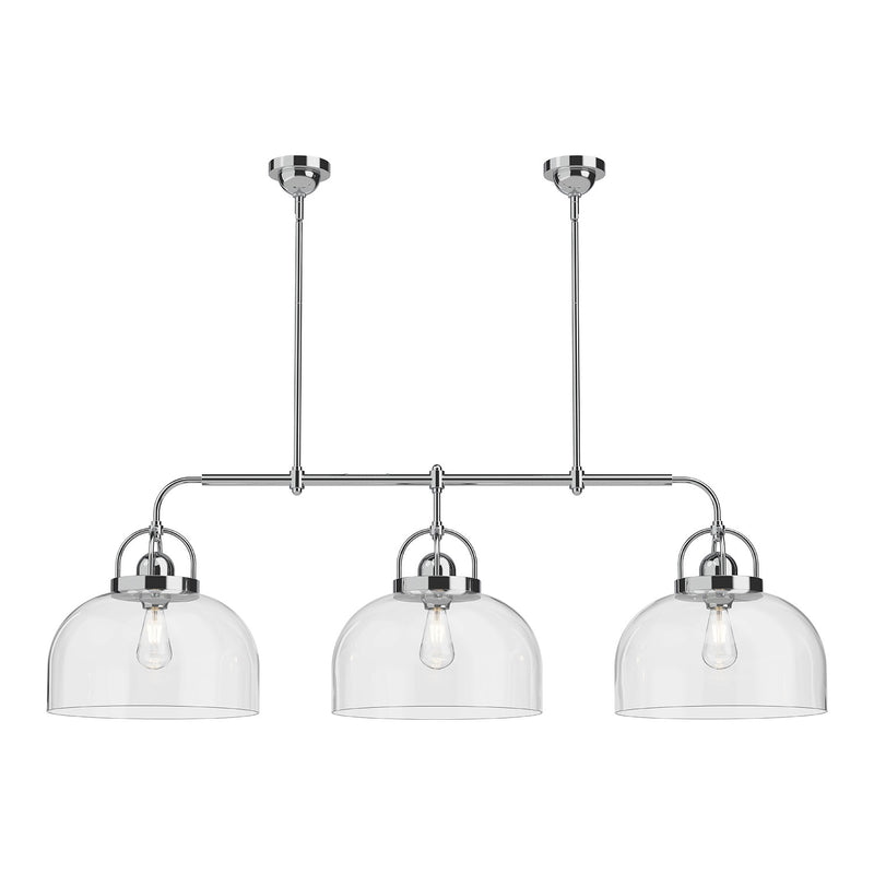 Alora LP461155CH Three Light Linear Pendant, Chrome