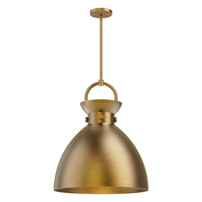 Alora PD411318AG One Light Pendant, Aged Gold
