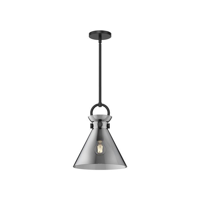 Alora PD412511MBSM One Light Pendant, Matte Black/Smoked