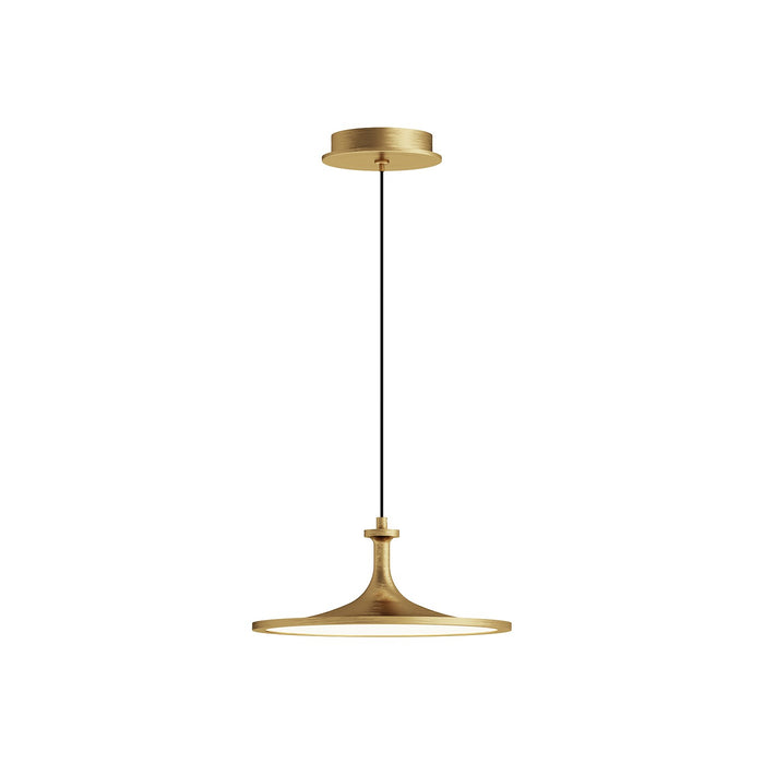 Alora PD418012BG LED Pendant, Brushed Gold