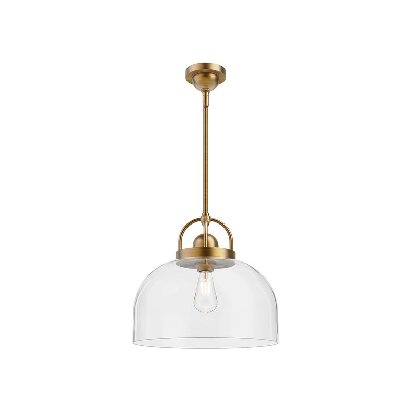 Alora PD461101AG One Light Pendant, Aged Gold